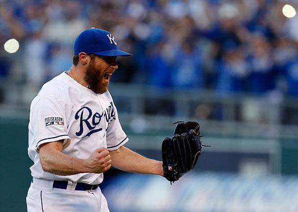 Greg Holland #56 of the Kansas City Royals.